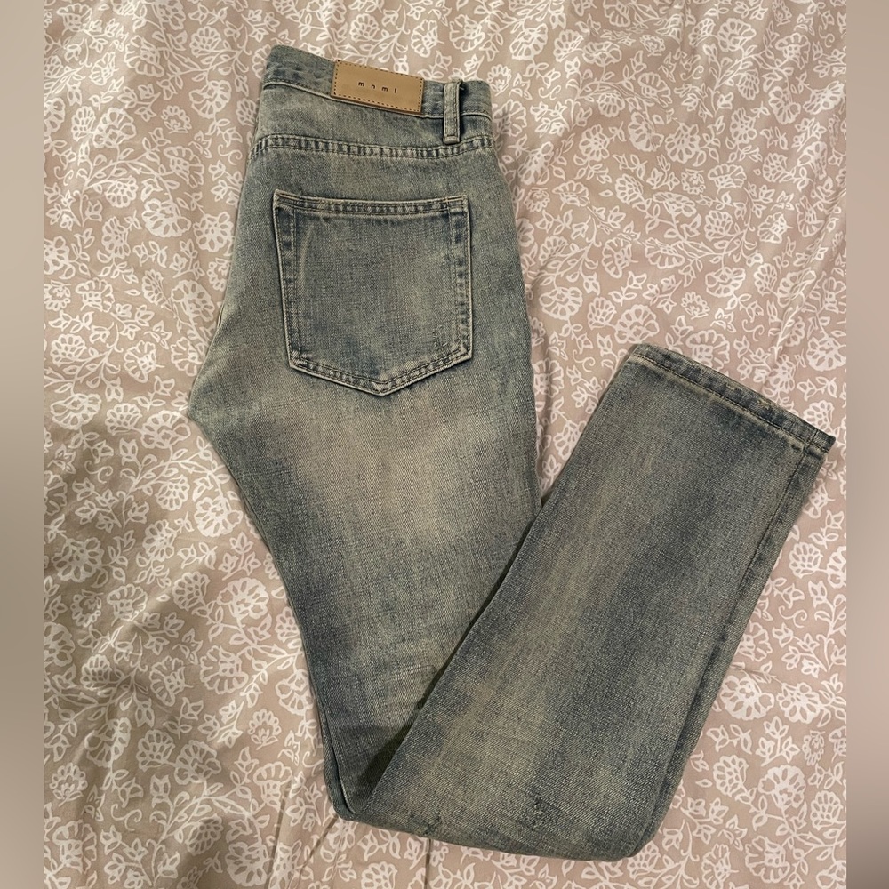 MNML Light blue wash skinny jeans size 28 - M310 Denim light blue